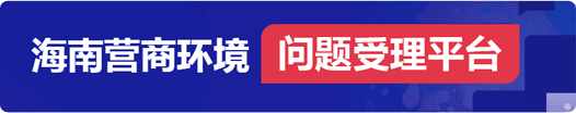 海南营商环境问题受理平台